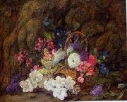 Floral, beautiful classical still life of flowers.076 unknow artist